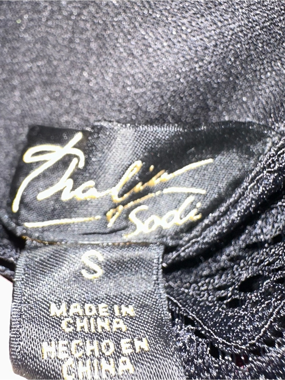 Women’s Thalia Sodi Size Small Black Lace Dress - Picture 8 of 8